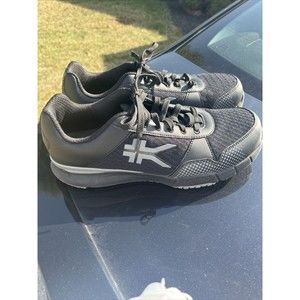 Kuru Quantum Athletic Shoes Mens Sz 10.5 Wide Black Running Walking 101315E
